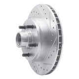 R1 Concepts 1977-1995 Buick LeSabre Front Right Drilled & Slotted Silver Brake Rotor by R1 Concepts 631-47061R