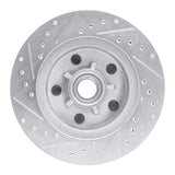 R1 Concepts 1977-1995 Buick LeSabre Front Right Drilled & Slotted Silver Brake Rotor by R1 Concepts 631-47061R