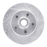 R1 Concepts 1977-1995 Buick LeSabre Front Right Drilled & Slotted Silver Brake Rotor by R1 Concepts 631-47061R