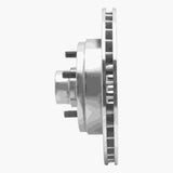 R1 Concepts 1977-1995 Buick LeSabre Front Right Drilled & Slotted Silver Brake Rotor by R1 Concepts 631-47061R
