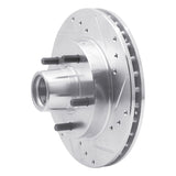 R1 Concepts 1982-1995 Buick Regal Front Right Drilled & Slotted Silver Brake Rotor by R1 Concepts 631-47062R