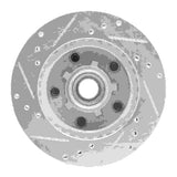 R1 Concepts 1982-1995 Buick Regal Front Right Drilled & Slotted Silver Brake Rotor by R1 Concepts 631-47062R