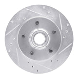 R1 Concepts 1982-1995 Buick Regal Front Right Drilled & Slotted Silver Brake Rotor by R1 Concepts 631-47062R