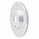 Dynamic Friction 2002-2007 Chevrolet Equinox Front Right Drilled & Slotted Silver Brake Rotor by Dynamic Friction Company 631-47063R