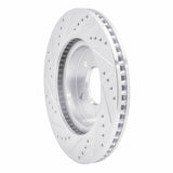 Dynamic Friction 2002-2007 Chevrolet Equinox Front Right Drilled & Slotted Silver Brake Rotor by Dynamic Friction Company 631-47063R