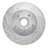 R1 Concepts 1969-1996 Buick Centurion Front Left Drilled & Slotted Silver Brake Rotor by R1 Concepts 631-47065L
