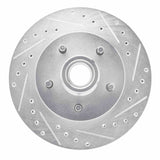 R1 Concepts 1969-1996 Buick Centurion Front Right Drilled & Slotted Silver Brake Rotor by R1 Concepts 631-47065R