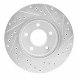 R1 Concepts 2001-2007 Buick Rendezvous Front Left Drilled & Slotted Silver Brake Rotor by R1 Concepts 631-47067L