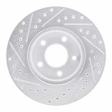 R1 Concepts 2001-2007 Buick Rendezvous Front Right Drilled & Slotted Silver Brake Rotor by R1 Concepts 631-47067R