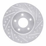 R1 Concepts 2001-2007 Buick Rendezvous Front Right Drilled & Slotted Silver Brake Rotor by R1 Concepts 631-47067R