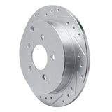 R1 Concepts 2001-2007 Buick Rendezvous Rear Left Drilled & Slotted Silver Brake Rotor by R1 Concepts 631-47068L