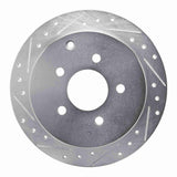 R1 Concepts 2001-2007 Buick Rendezvous Rear Left Drilled & Slotted Silver Brake Rotor by R1 Concepts 631-47068L