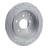 R1 Concepts 2001-2007 Buick Rendezvous Rear Right Drilled & Slotted Silver Brake Rotor by R1 Concepts 631-47068R