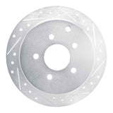 R1 Concepts 2001-2007 Buick Rendezvous Rear Right Drilled & Slotted Silver Brake Rotor by R1 Concepts 631-47068R