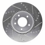 Dynamic Friction 2007-2015 Chevrolet Equinox Front Left Drilled & Slotted Silver Brake Rotor by Dynamic Friction Company 631-47070L