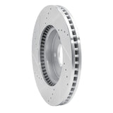 Dynamic Friction 2007-2015 Chevrolet Equinox Front Right Drilled & Slotted Silver Brake Rotor by Dynamic Friction Company 631-47070R