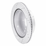 Dynamic Friction 2007-2015 Chevrolet Captiva Sport Rear Right Drilled & Slotted Silver Brake Rotor by Dynamic Friction Company 631-47071R