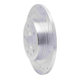 Dynamic Friction 2016-2025 Buick Envista Rear Right Drilled & Slotted Silver Brake Rotor by Dynamic Friction Company 631-47075R