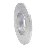 Dynamic Friction 2016-2025 Buick Envista Rear Right Drilled & Slotted Silver Brake Rotor by Dynamic Friction Company 631-47075R