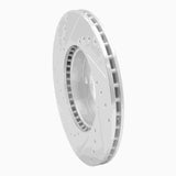 Dynamic Friction 2016-2022 Chevrolet Spark (USA/Canada) Front Right Drilled & Slotted Silver Brake Rotor by Dynamic Friction Company 631-47076R
