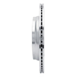 Dynamic Friction 2019-2025 Cadillac Escalade ESV Rear Right Drilled & Slotted Silver Brake Rotor by Dynamic Friction Company 631-47081R