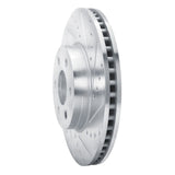 Dynamic Friction 2021-2022 Chevrolet Colorado Front Right Drilled & Slotted Silver Brake Rotor by Dynamic Friction Company 631-47087R