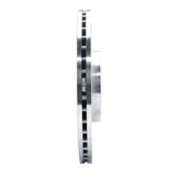 Dynamic Friction 2021-2025 Cadillac Escalade Front Right Drilled & Slotted Silver Brake Rotor by Dynamic Friction Company 631-47091R