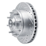 R1 Concepts 1974-2006 Chevrolet C30 Front Left Drilled & Slotted Silver Brake Rotor by R1 Concepts 631-48002L