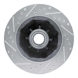 R1 Concepts 1974-2006 Chevrolet P30 Van Front Right Drilled & Slotted Silver Brake Rotor by R1 Concepts 631-48002R