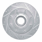 R1 Concepts 1974-2006 Chevrolet P30 Van Front Right Drilled & Slotted Silver Brake Rotor by R1 Concepts 631-48002R