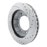 R1 Concepts 1977-2000 Chevrolet K3500 Front Left Drilled & Slotted Silver Brake Rotor by R1 Concepts 631-48003L