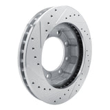 R1 Concepts 1977-2000 Chevrolet K30 Front Right Drilled & Slotted Silver Brake Rotor by R1 Concepts 631-48003R
