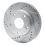 R1 Concepts 1972-1998 Buick Riviera Rear Left/Front Left Drilled & Slotted Silver Brake Rotor by R1 Concepts 631-48005L