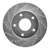 R1 Concepts 1972-1998 Buick Riviera Rear Left/Front Left Drilled & Slotted Silver Brake Rotor by R1 Concepts 631-48005L