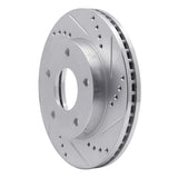 R1 Concepts 1972-1998 Buick Riviera Rear Right/Front Right Drilled & Slotted Silver Brake Rotor by R1 Concepts 631-48005R