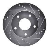 R1 Concepts 1972-1998 Buick Riviera Rear Right/Front Right Drilled & Slotted Silver Brake Rotor by R1 Concepts 631-48005R