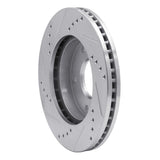 R1 Concepts 1972-1998 Buick Riviera Rear Right/Front Right Drilled & Slotted Silver Brake Rotor by R1 Concepts 631-48005R