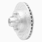 R1 Concepts 1983-1992 Chevrolet G20 Front Left Drilled & Slotted Silver Brake Rotor by R1 Concepts 631-48006L
