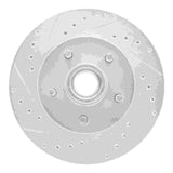 R1 Concepts 1983-1992 Chevrolet G20 Front Left Drilled & Slotted Silver Brake Rotor by R1 Concepts 631-48006L