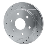 R1 Concepts 1988-1991 Chevrolet K1500 Front Left Drilled & Slotted Silver Brake Rotor by R1 Concepts 631-48007L