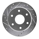 R1 Concepts 1988-1991 Chevrolet K1500 Front Left Drilled & Slotted Silver Brake Rotor by R1 Concepts 631-48007L