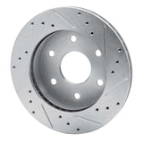R1 Concepts 1988-1991 Chevrolet K1500 Front Left Drilled & Slotted Silver Brake Rotor by R1 Concepts 631-48007L