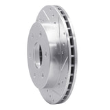 R1 Concepts 1988-1991 Chevrolet K1500 Front Right Drilled & Slotted Silver Brake Rotor by R1 Concepts 631-48007R