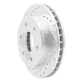 R1 Concepts 1988-2000 Cadillac Escalade Front Left Drilled & Slotted Silver Brake Rotor by R1 Concepts 631-48008L