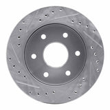 R1 Concepts 1988-2000 Cadillac Escalade Front Right Drilled & Slotted Silver Brake Rotor by R1 Concepts 631-48008R