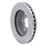 R1 Concepts 1988-2000 Cadillac Escalade Front Right Drilled & Slotted Silver Brake Rotor by R1 Concepts 631-48008R