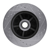 R1 Concepts 1988-1991 Chevrolet C1500 Front Left Drilled & Slotted Silver Brake Rotor by R1 Concepts 631-48009L