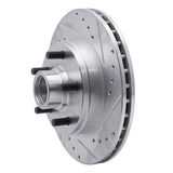 R1 Concepts 1988-1991 Chevrolet C1500 Front Right Drilled & Slotted Silver Brake Rotor by R1 Concepts 631-48009R