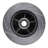 R1 Concepts 1988-1991 Chevrolet C1500 Front Right Drilled & Slotted Silver Brake Rotor by R1 Concepts 631-48009R