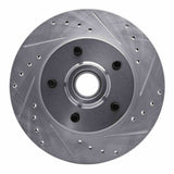 R1 Concepts 1988-1991 Chevrolet C1500 Front Right Drilled & Slotted Silver Brake Rotor by R1 Concepts 631-48009R